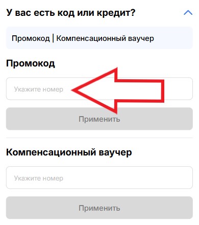 Как использовать промокод в EconomyBookings